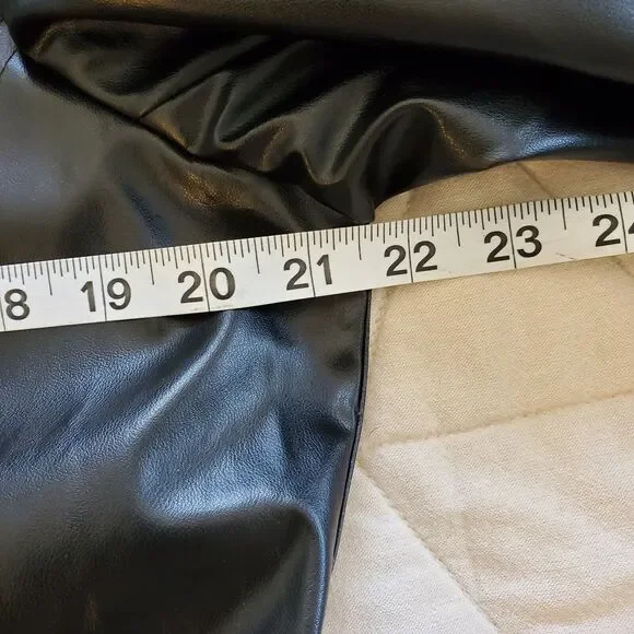 VTG TRIPP NYC Black Trench Coat Jacket Punk Gothic Hellraiser Bondage Men's M - Picture 12 of 16